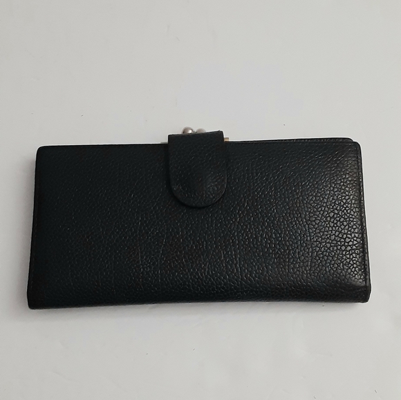 Jacob de Julia Paris black pebbled leather wallet - Picture 2 of 16